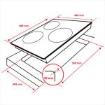 Настольная плита Ginzzu HCI-304