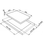 Встраиваемая газовая варочная панель Smeg SRV864POGH