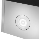 Каминная вытяжка Maunfeld Mersey 90 нержавеющая сталь/черное стекло