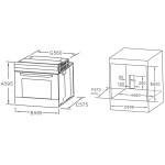 Встраиваемый электрический духовой шкаф Midea MO68100GW