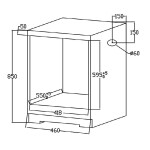 Встраиваемый электрический духовой шкаф Weissgauff EOY 451 PDX
