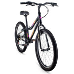 Велосипед Forward Iris 24 1.0 2022 г RBK22FW24729 темно-серый/розовый