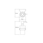 Дозатор жидкого мыла WasserKraft Berkel K-6899