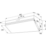 Каминная вытяжка Dach ASTORIA 60 black