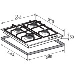 Встраиваемая газовая варочная панель Zigmund & Shtain G 14.6 S