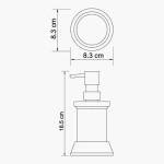 Дозатор для жидкого мыла WasserKraft Donau K-2499