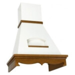 Каминная вытяжка Elikor Бельведер 60П-650-ПЗД бежевый/бук/орех