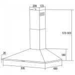 Каминная вытяжка Cata V-6000 X