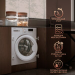 Встраиваемая стиральная машина Weissgauff WMDI 6148 D