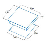 Встраиваемая электрическая варочная панель Cata TNG 6004
