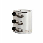 Зажим с проставкой для трюкового самоката STG серебро Х98877