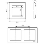 Рамка Legrand Valena 774452