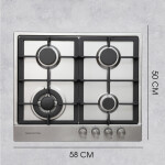 Встраиваемая газовая варочная панель Zigmund & Shtain GN 128.61 S