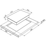 Встраиваемая индукционная варочная панель Smeg PGF32I1