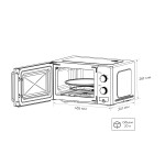 Микроволновая печь Lex FSMO 20.05 BL