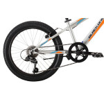 Велосипед Black One Ice 20 серебристый/оранжевый/голубой HQ-0005360
