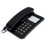 Проводной телефон Вектор 555/02 dark grey