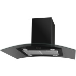 Островная вытяжка Maunfeld Ancona PlusA 90 черный/черное стекло