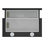 Встраиваемая вытяжка HOMSair FLAT 60 Glass черный