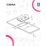 Встраиваемая газовая варочная панель Lex GVG 321 BL