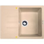 Кухонная мойка Zigmund & Shtain Rechteck 645 топленое молоко