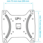 Кронштейн для телевизора Kromax Optima-200 black