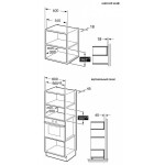 Встраиваемая микроволновая печь Korting KMI 820 GNBX