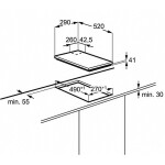 Встраиваемая газовая варочная панель Electrolux EGC 3322 NOK
