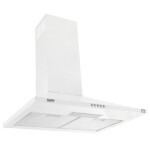Каминная вытяжка Krona Bella 600 white push button