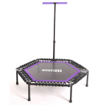 Батут BaseFit TR-401 122 см фиолетовый