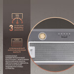 Каминная вытяжка Weissgauff Alpha 60 PB IX