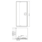 Душевой уголок WasserKraft Berkel 48P28