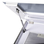 Каминная вытяжка Maunfeld Mersey 60 нержавеющая сталь/белое стекло