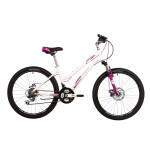 Велосипед Novatrack 24SHD.JENNYPRO.14WT23 белый