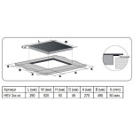 Встраиваемая электрическая варочная панель EVELUX HEV 321 B