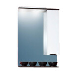 Зеркало-шкаф Бриклаер Токио 60 R венге/белый