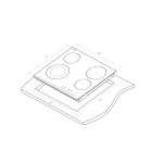 Встраиваемая электрическая варочная панель Thomson HC20-4E03