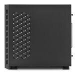 Компьютерный корпус Sharkoon NIGHT SHARK red led чёрный