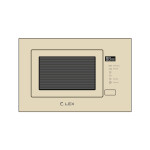 Встраиваемая микроволновая печь Lex Bimo 20.01 Ivory