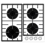 Встраиваемая газовая варочная панель Rodmans BHG 6412 DS WH