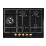 Встраиваемая газовая варочная панель Maunfeld EGHE.75.33CB.R/G