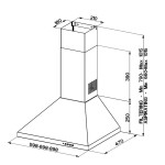 Каминная вытяжка Faber Strip Smart PB W A90 (320.0536.590)