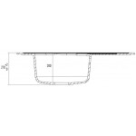 Кухонная мойка Kuppersberg Capri 1B1D black metal