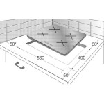 Встраиваемая электрическая варочная панель Beko HIC 64402 X