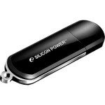 Флеш-диск Silicon Power Luxmini 322 16Gb black (SP016GBUF2322V1K)