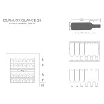 Встраиваемый винный шкаф Dunavox DAVG-25.63DSS.TO