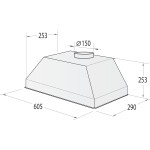 Встраиваемая вытяжка Gorenje BHI 626 E 6 X