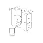Встраиваемый холодильник Lex RBI 201 NF