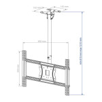 Кронштейн для телевизора Kromax Cobra-4 черный
