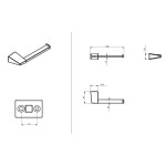 Бумагодержатель Sonia 156153